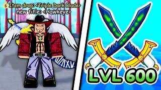 Level 0 Noob To MAX With DARK BLADE in Blox Fruits! [MOVIE]