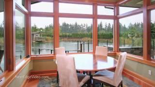 TWO MILLION DOLLAR Luxury Homes for sale WA Washington Jet over San Juan Islands