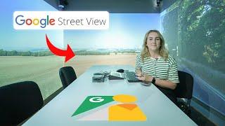 How to view Google Street View in a smart meeting room.