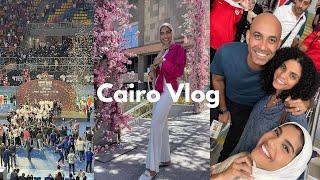 Cairo, Egypt| Makeup tips from Dina, African Cup Final Handball Game | Vlog