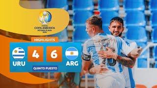 QUINTO PUESTO: URUGUAY 4-6 ARGENTINA | Highlights | CONMEBOL Copa América Fútbol Playa 2025™