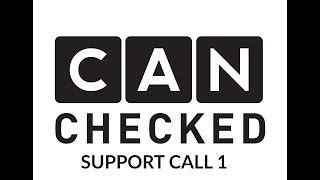 CANchecked Support Call 1 - Basic DSS operations and widgets