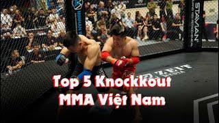 Top 5 Knockout đẹp mắt nhất MMA Việt Nam - LION Championship 2022 | VÕ THUẬT
