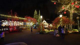 Capilano Suspension Bridge Christmas in 4K (UHD Virtual Tour)