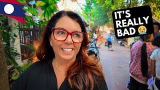 I HAD TO LEAVE LAOS   Luang Prabang Morning Market Vlog