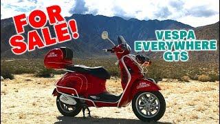 The Vespa Everywhere GTS is FOR SALE!