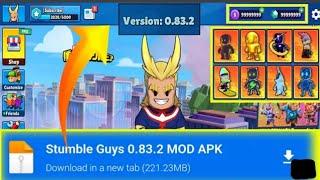 Stumble Guys mod menu APK 0.83.2 unlimited games and Tokens Stumble Guys mod 0.83.2 