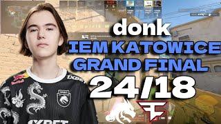 CS2 POV Spirit donk (24/18) vs FaZe (Mirage) IEM Katowice 2024 Grand final