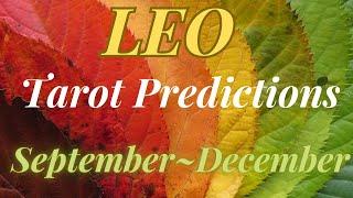 LEO Tarot~4 Month Predictions~ September—December 2024️