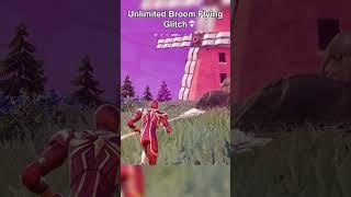 INFINITE BROOM FLYING GLITCH IN FORTNITE #thrxve #fortnite #glitch