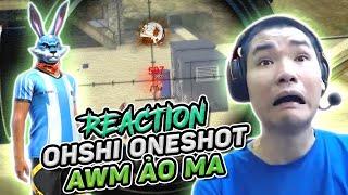 REACTION : OHSHI TV ONE SHOT AWM , MINI GAME CỰC KHỦNG CHO A E FREEFIRE !