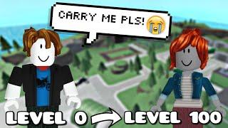 LEVEL 0 TO 100 IN TDS |  EP. 3:  Can A Level 20 Carry Noobs!? | Roblox