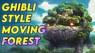 Ghibli Style "MOVING FOREST" Full Procreate Process Walkthrough