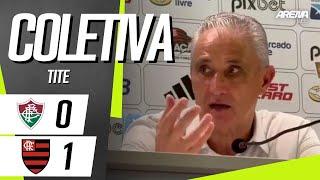 COLETIVA TITE | AO VIVO | Fluminense 0 x 1 Flamengo - Brasileirão 2024