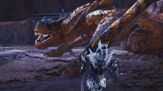 Monster Hunter Iceborne, but I'm actually the one being hunted