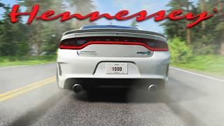 1000HP Hennessey Hellcat Redeye Charger Test Drive in BeamNG Drive