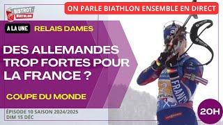 Des Allemandes trop fortes pour les Biathlètes Françaises ? Coupe du Monde BIATHLON