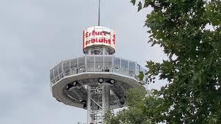 Blick aus dem CitySkyLiner auf Weimar