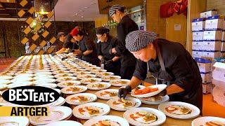 Luxury Mongol Wedding Ceremony for 500 People! Cooking in the Largest Kitchen Sky Resort | Best Eats