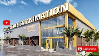 3d Architectural Animation of a Factory/Warehouse Building