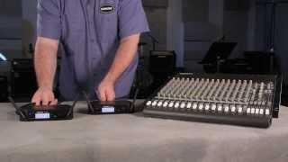Shure GLX-D Digital Wireless System: Scan and Frequency Change