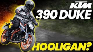 Absolute HOOLIGAN! 2024 KTM Duke 390 Review