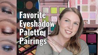 My fave eyeshadow palette pairings | unlikely duos