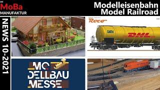 Model railway H0 - NEWS Oct 2021 from the MoBa Manufaktur video program preview / build Roco layout