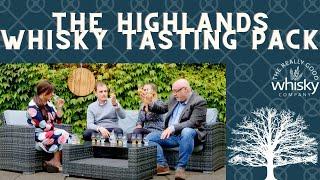 The Highlands Whisky Tasting Pack with the Really Good Whisky Company -  3 Single Malts to Taste.