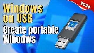 Run Windows Anywhere, Anytime from USB |Create a Portable Windows 10/11 USB Drive