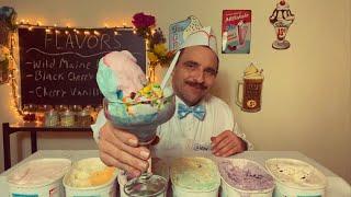 ASMR-The Vintage Ice Cream Parlor Role Play (Spring Edition)