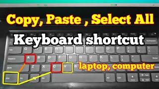 laptop me copy paste kaise kare keyboard se | computer me copy paste kaise karte hain keyboard se