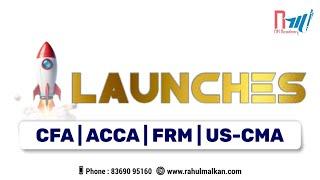 Launch of CFA / ACCA / US CMA / FRM