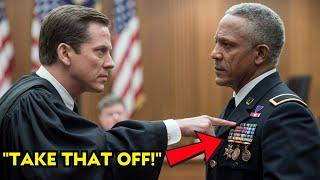 Judge Orders Veteran To Take Off Medal – What Happens Next Destroys Hhis Career.