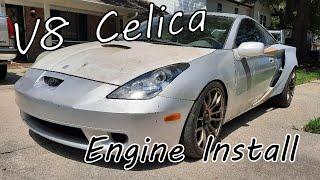 V8 Celica GT-SS Engine Install - V8 engine swap