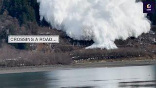 Alaska Avalanche Caught on Camera