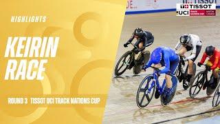 Keirin Highlights - Milton, Canada | 2024 Tissot UCI Track Nations Cup