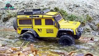  Land Rover Defender River Crossing & Offroad Driving | Extreme Offroad 4x4 Scale 1/10