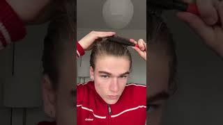 Patrick Bateman hair tutorial- short version #hair