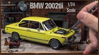 Super Detailed BMW 2002tii Scale Model Car | Building the Hasegawa BMW2002tii with USCP  Detail Sets