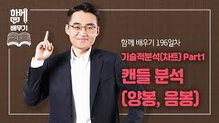 [함께배우기] 196일차, 기술적분석(차트) Part1 캔들 분석(양봉, 음봉)