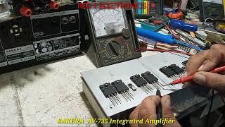 Paano Ayusin Ang SAKURA AV-735 Integrated Amplifier | Umusok na Amplifier| Sakura AV-735