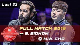 Last 32 - Sameh SIDHOM vs Myung Woo CHO (72nd World Championship 3-Cushion)