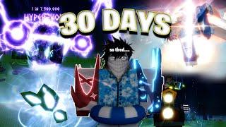 I spent 30 days grinding in Sols Rng Era 8.5