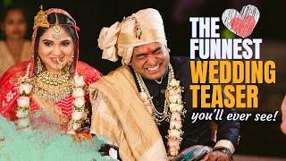 This VIRAL wedding teaser is going to make you laugh HARD! | Deejal Gadi | Gautam & Mahima