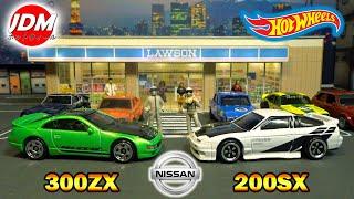 Hot Wheels '90 Street Scenes' 日産 Nissan 300ZX + 200SX diecast car model review & unboxing