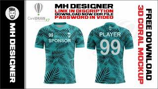 3D Soccer Jersey Sublimation Vector Design Free Download