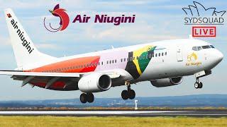 NEW Air Niugini RETRO "50th Anniversary" Livery + LIVE Plane Spotting Highlights @ Sydney Airport!