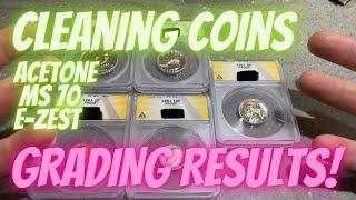 Cleaned coins grading results! Can you avoid details grades?