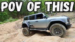 2023 Ford Bronco Raptor POV Rock Crawl Mode Off Road Test Drive!